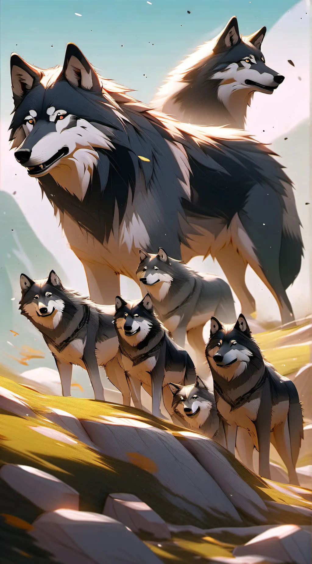 ai character: Moonlight Pack background