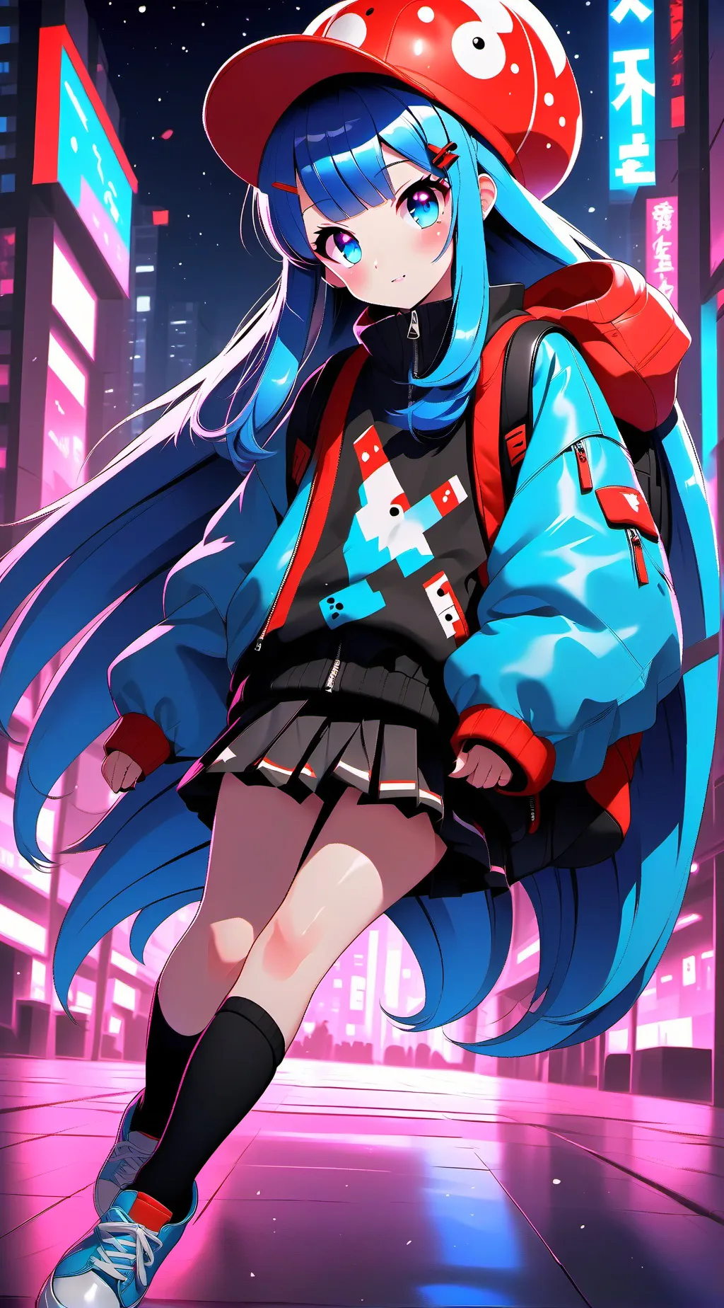 ai character: Ariana background