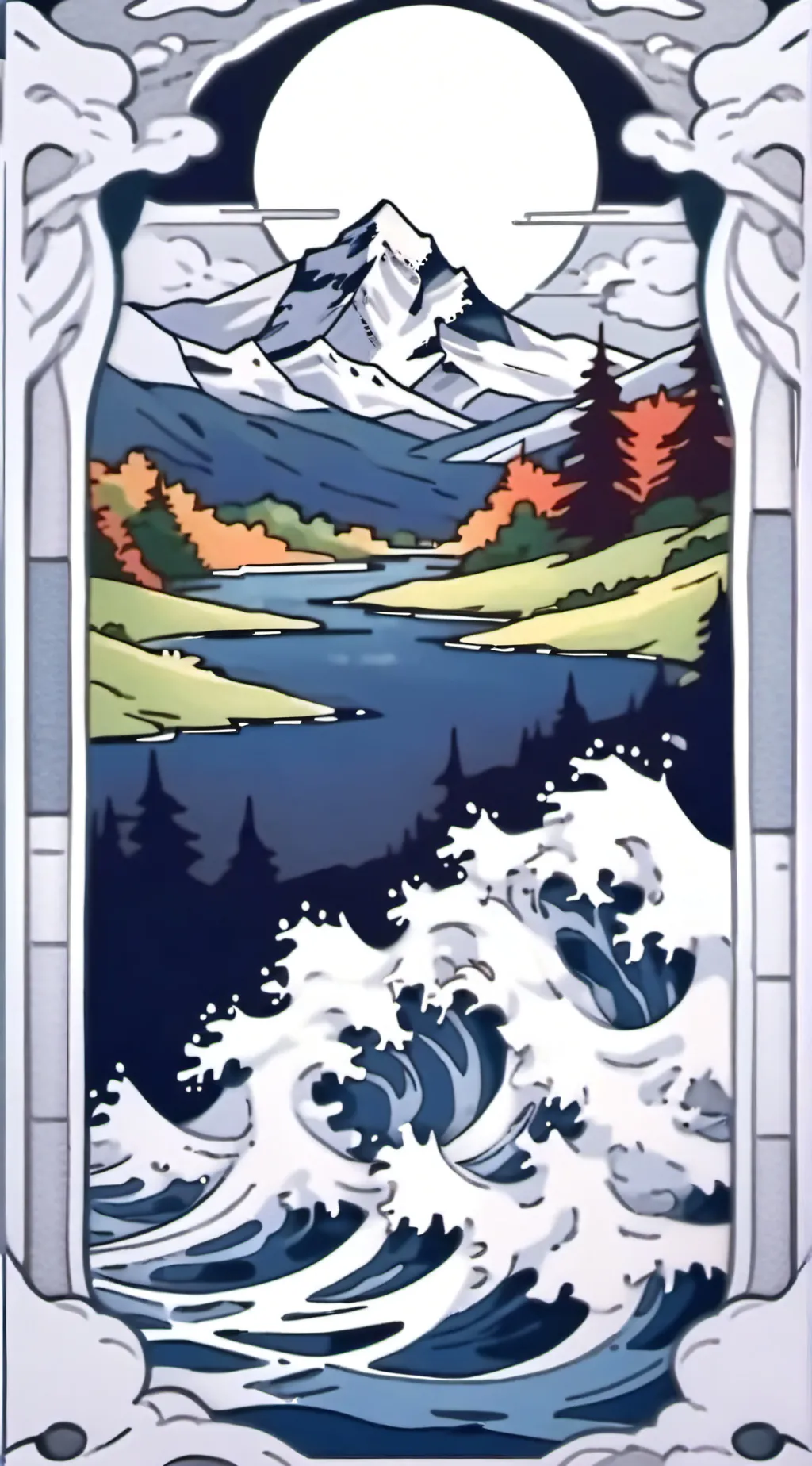 ai character: demon Slayer  background