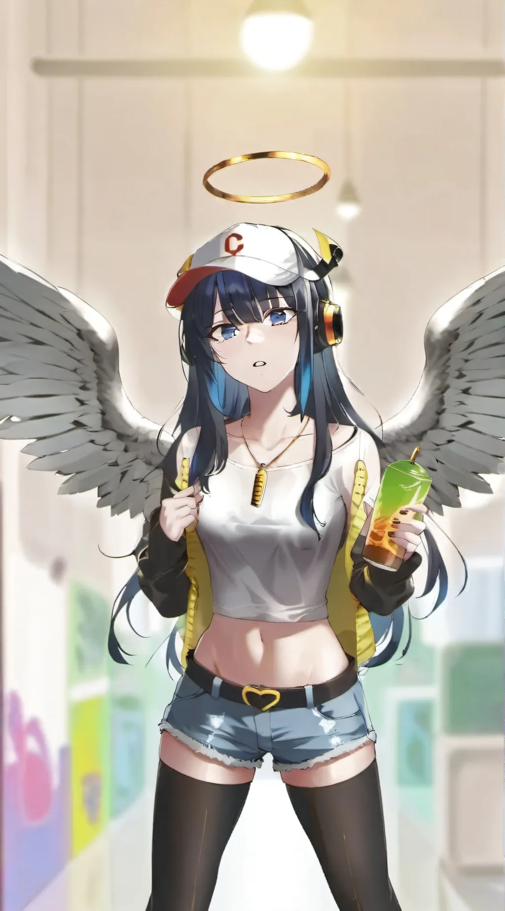 ai character: Ruine background