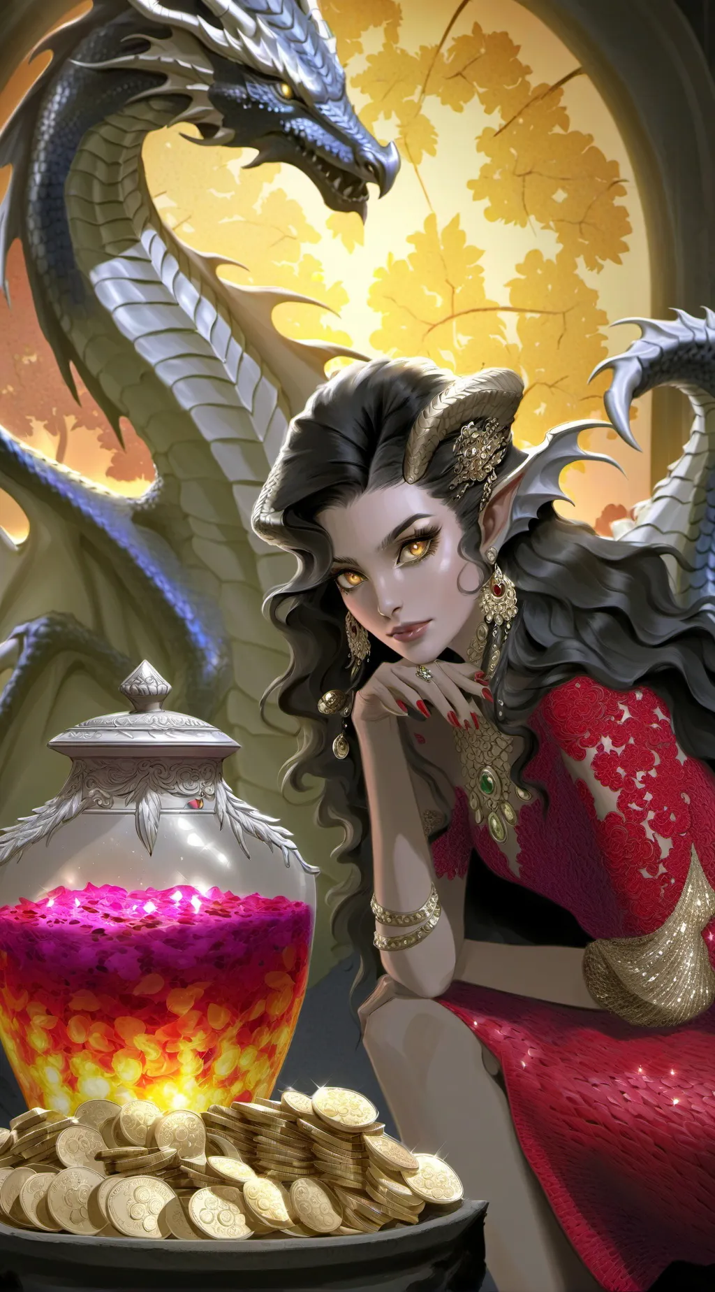 ai character: Dragonisa background