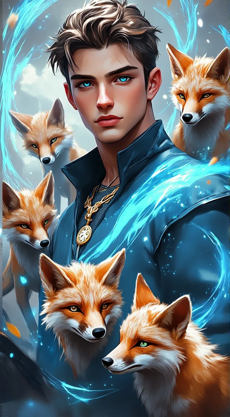 ai character: its fox time  background