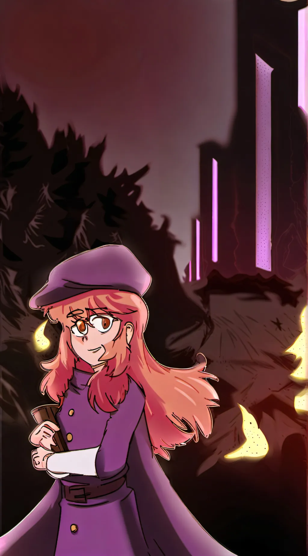 ai character: Elizabeth afton background