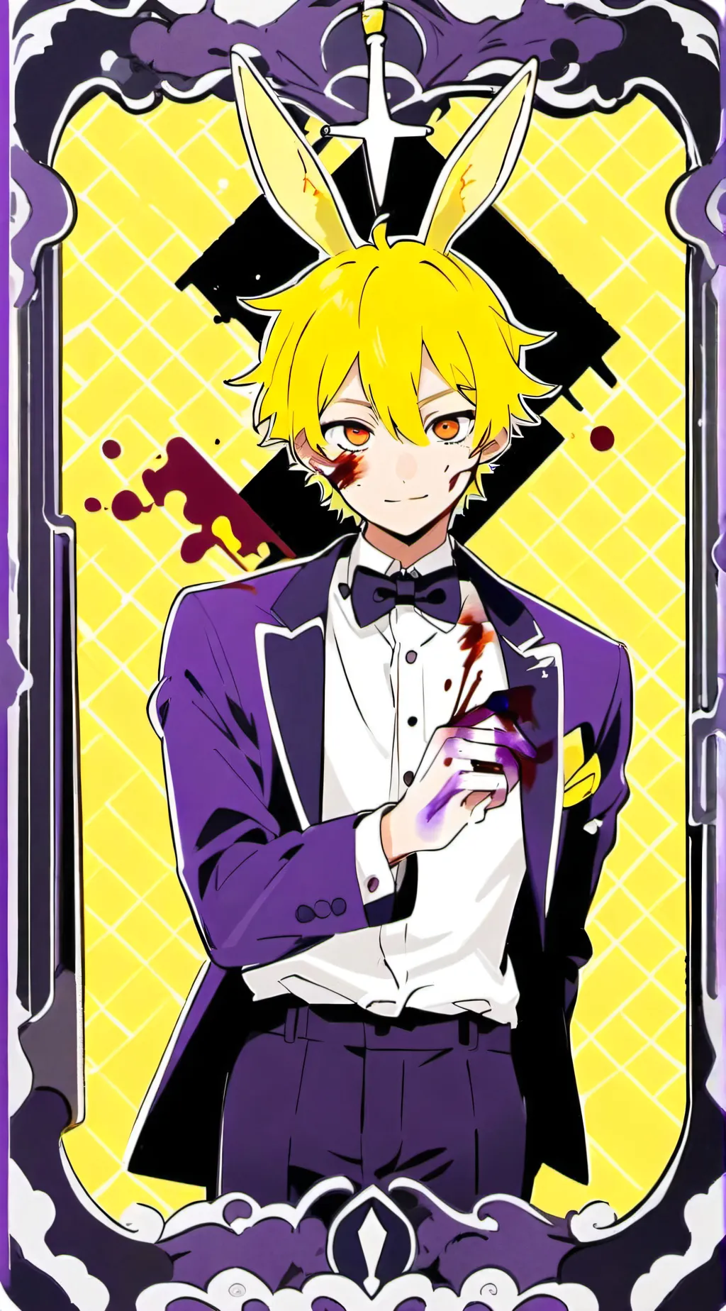 ai character: Glitchtrap background