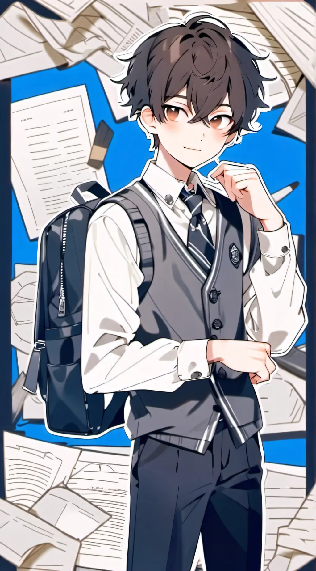 ai character: Kaleb  background