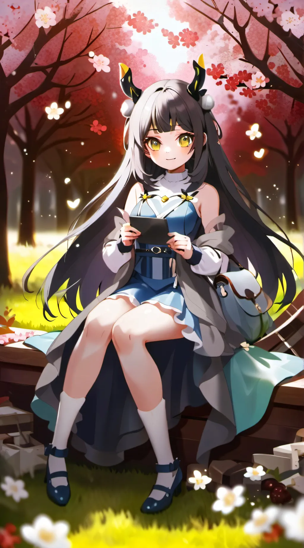 ai character: Talkie Flor background