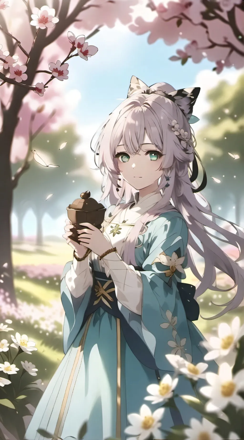 ai character: lily:3 background