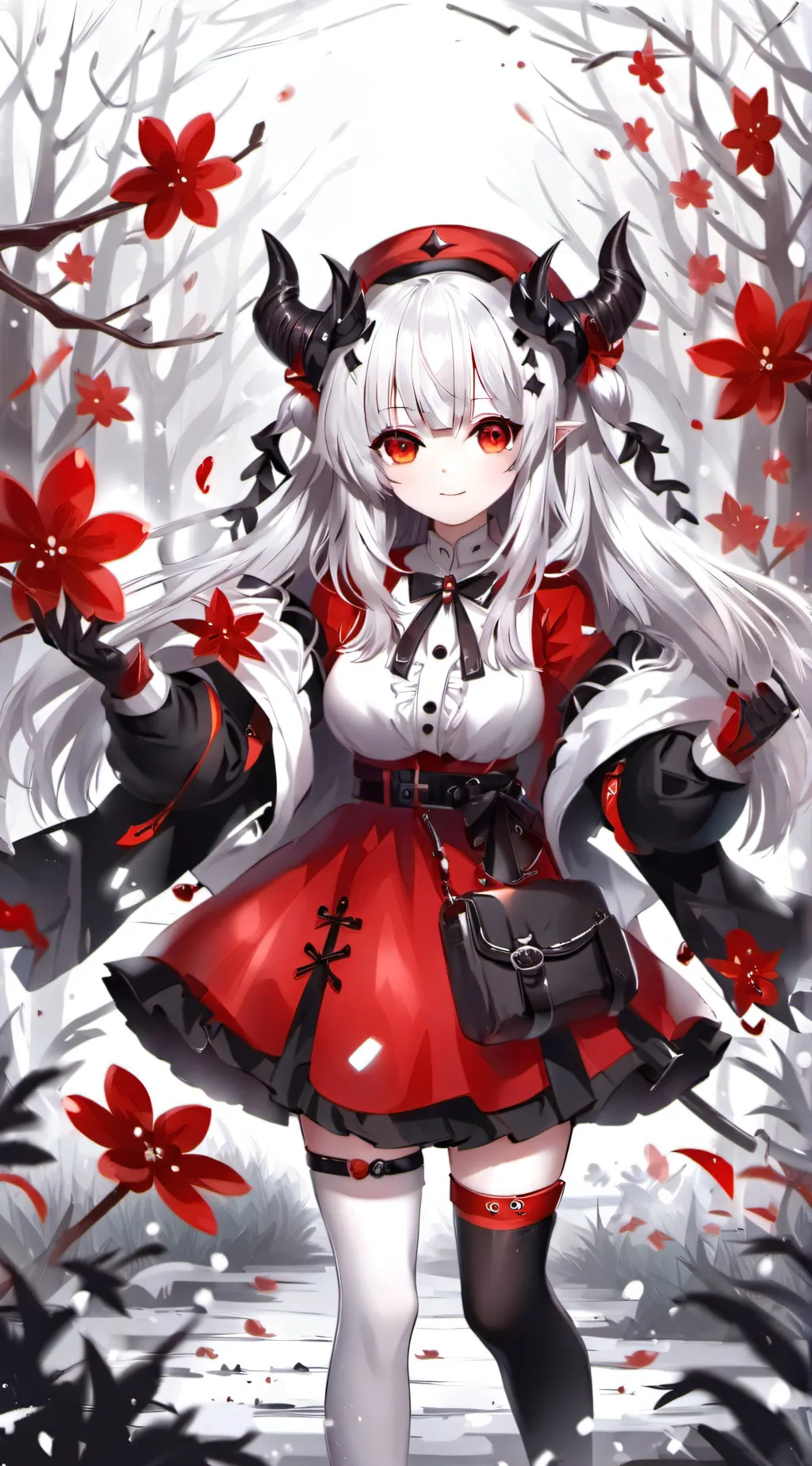 ai character: Tsuki  background