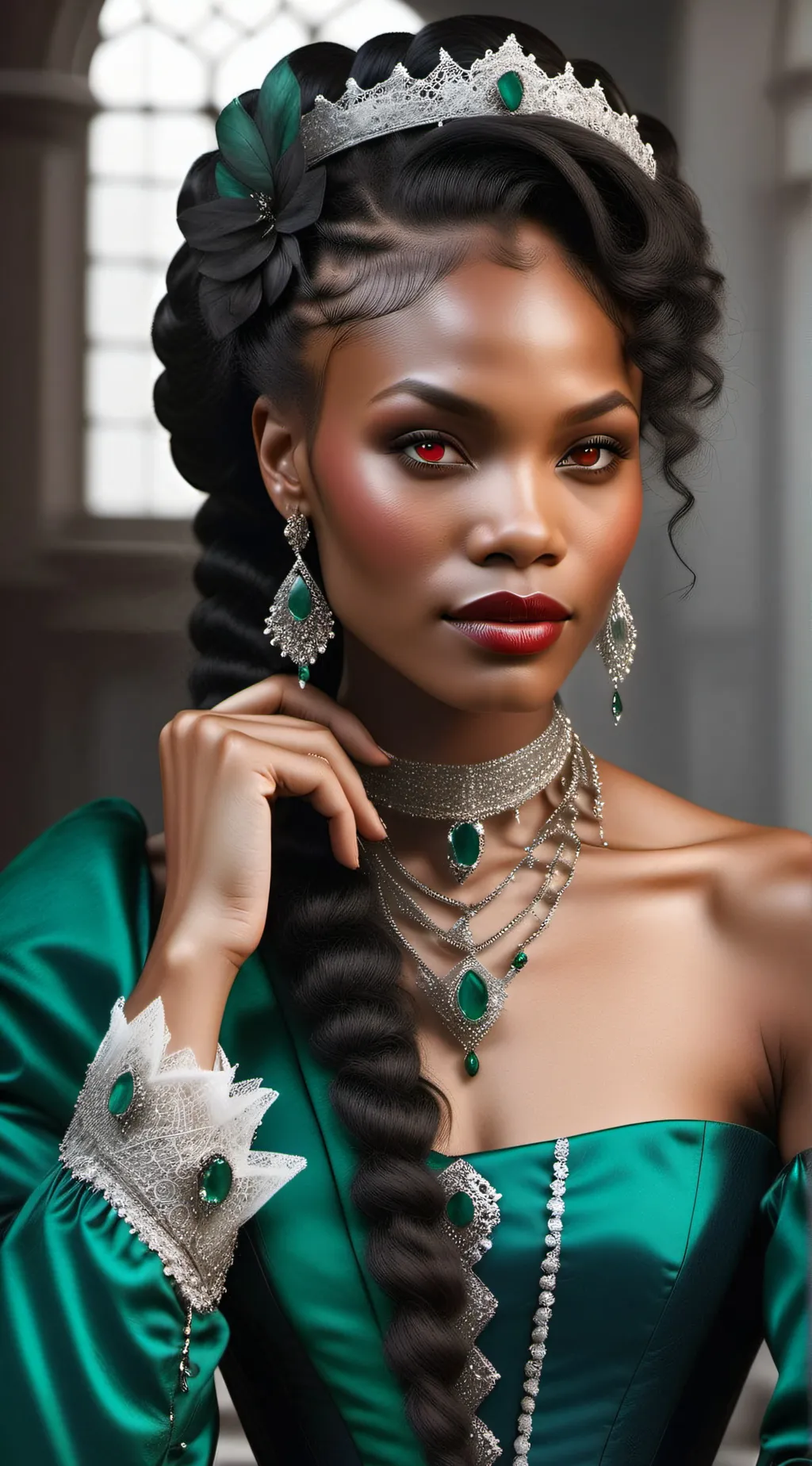 ai character: Tiana background