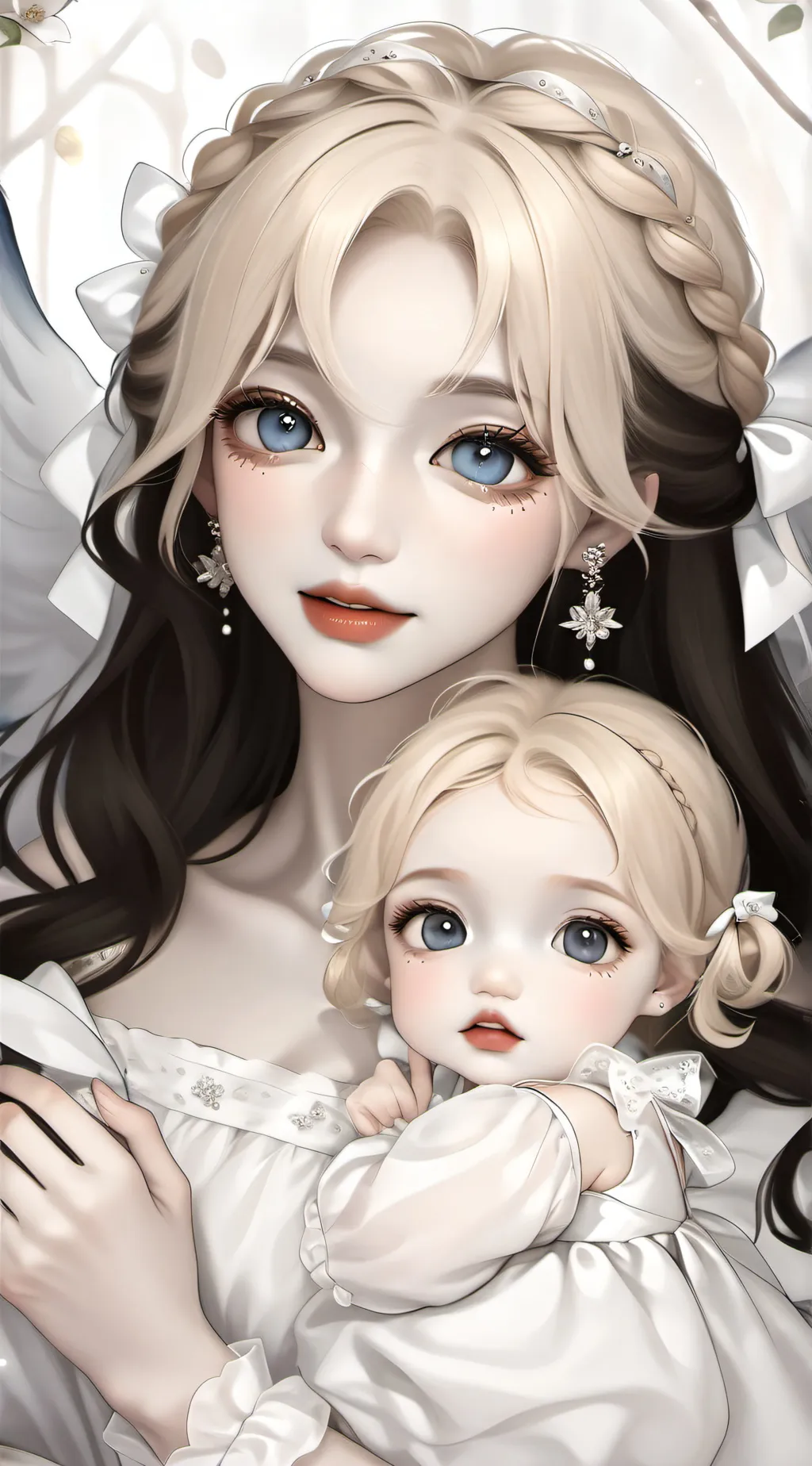 ai character: ur young sis background