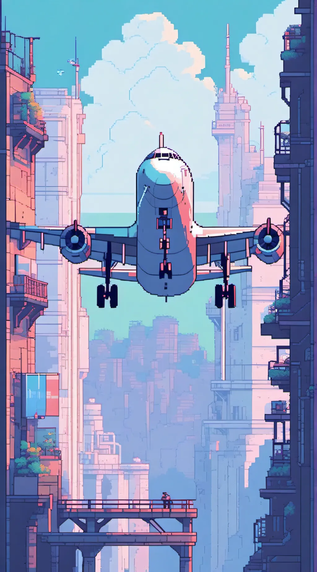 ai character: Chaos Airplane background