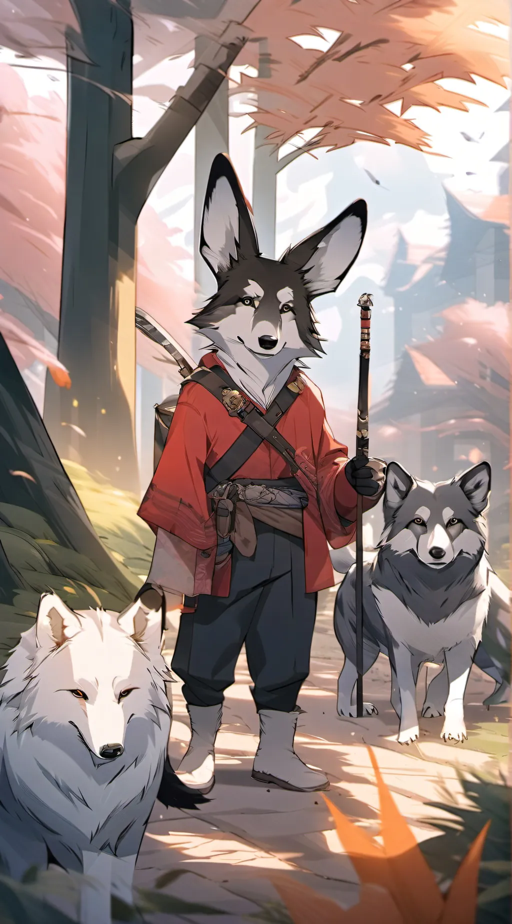 ai character: Your spirit Animal background