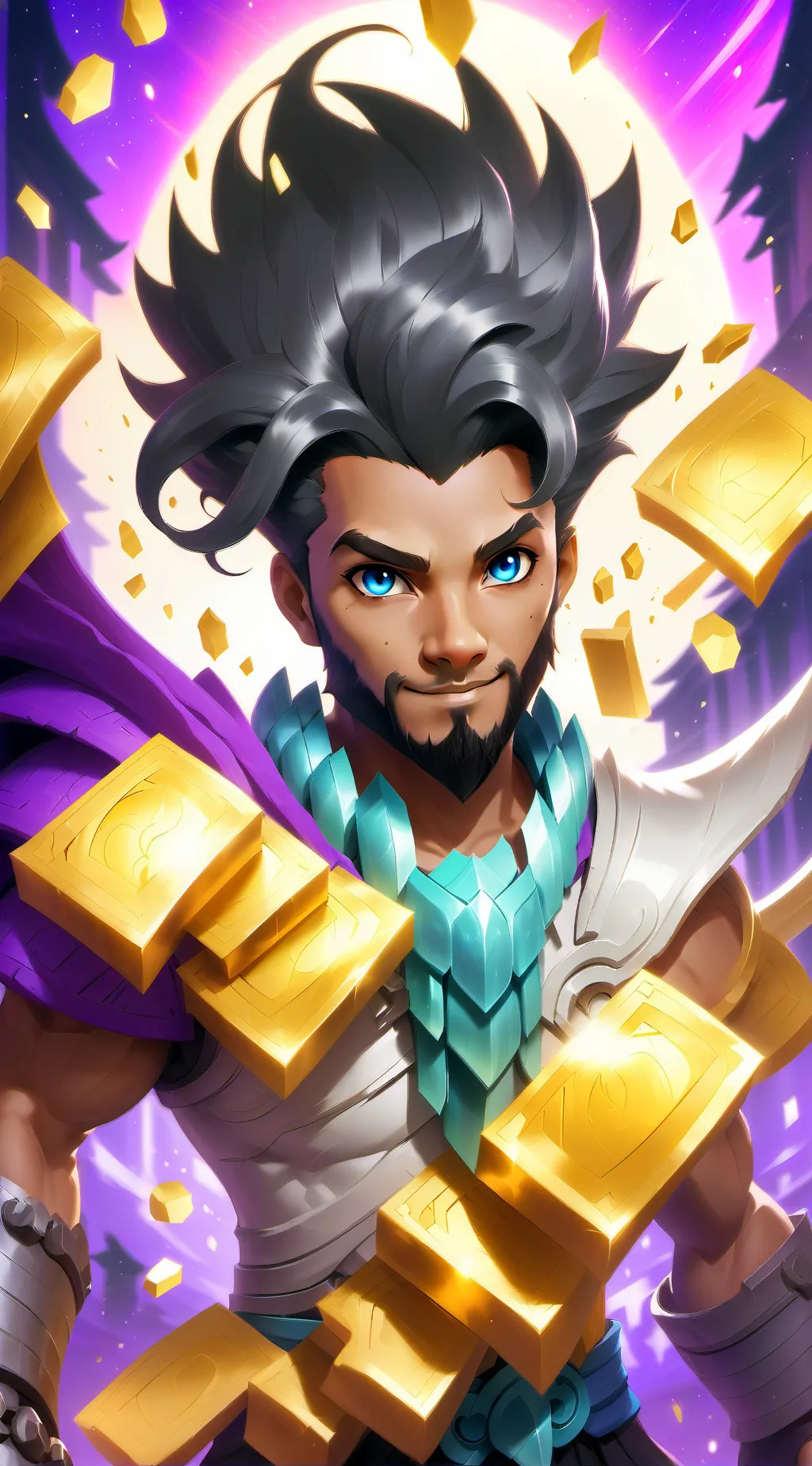 ai character: Pikachu that human background