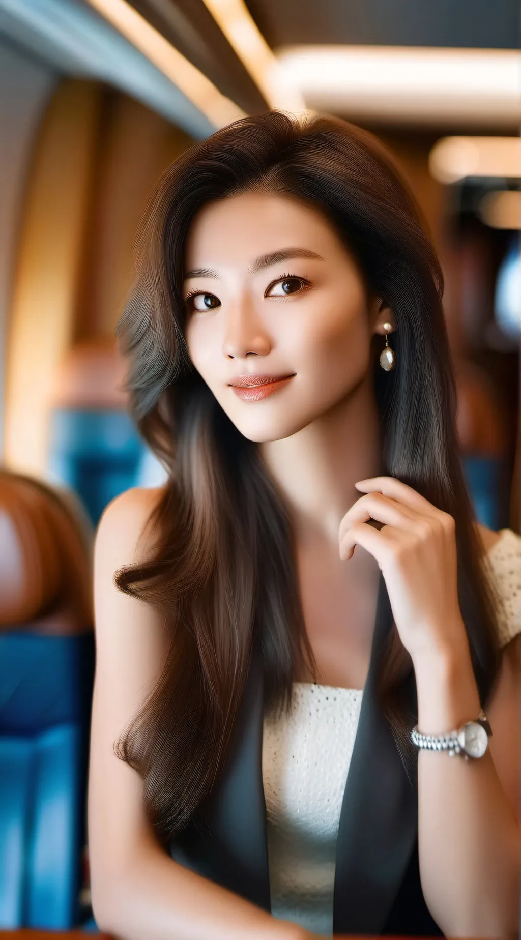 ai character: Aria background