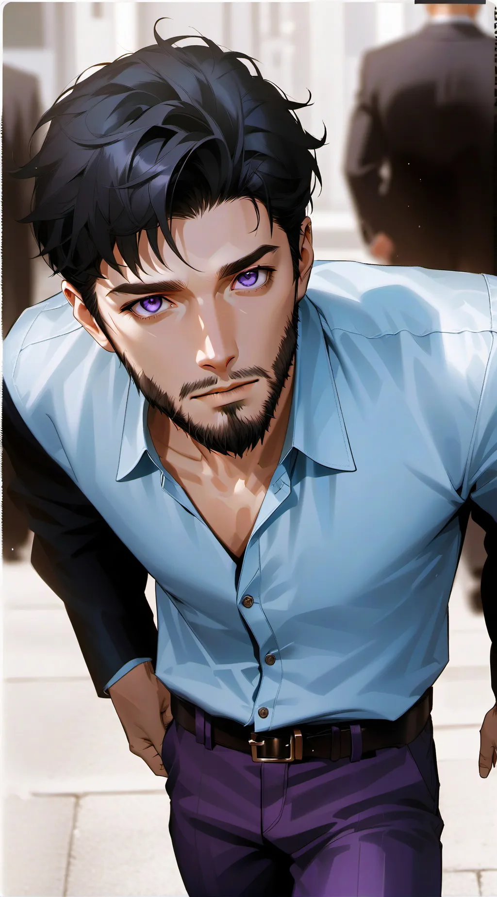 ai character: steve background