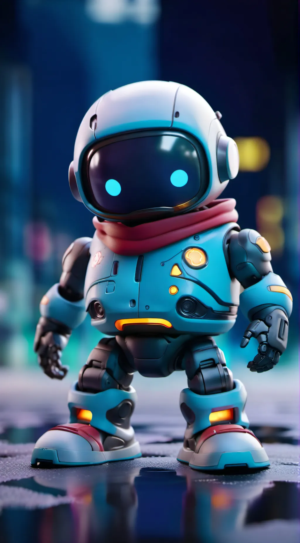 ai character: robots  background