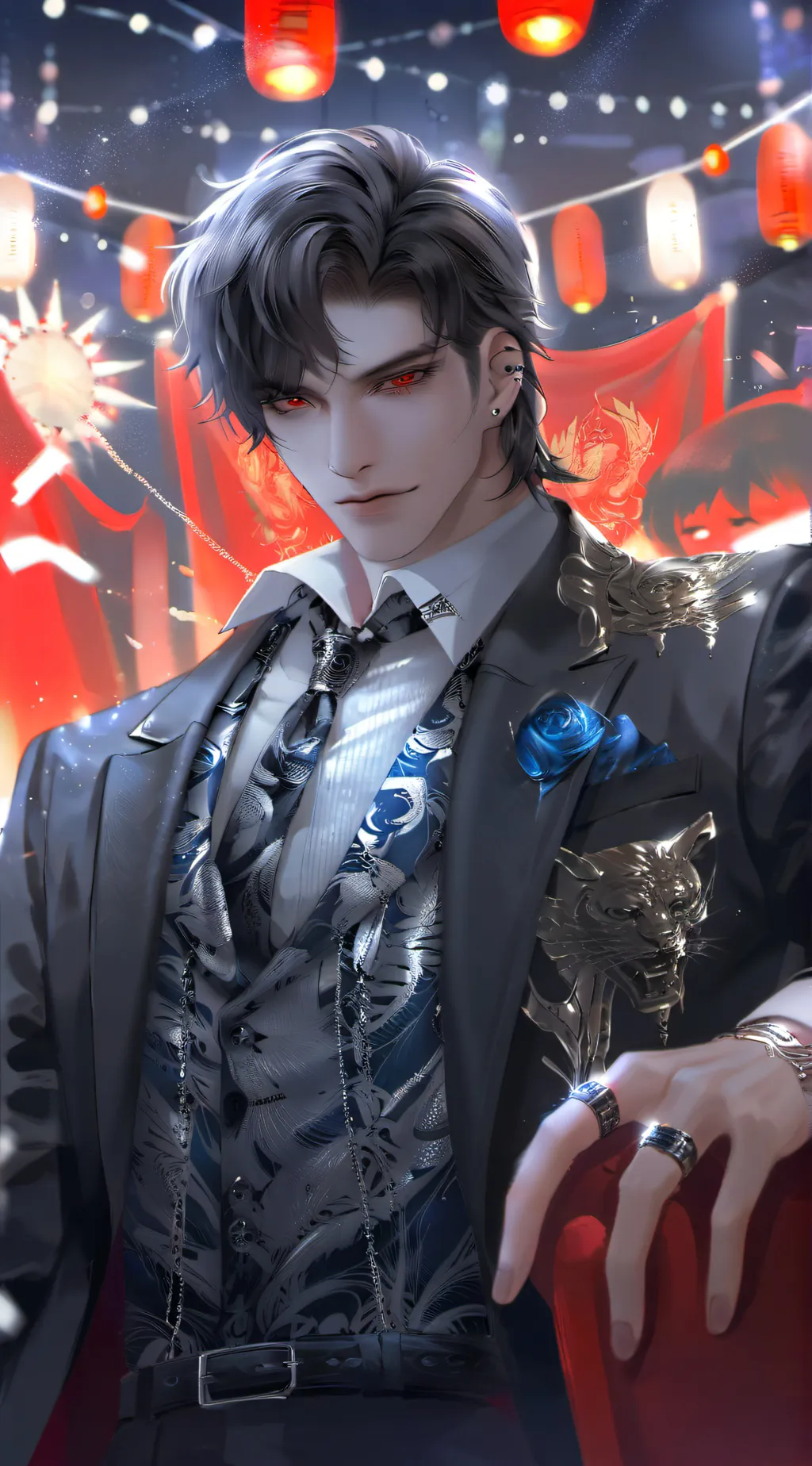 ai character: •Zander• background