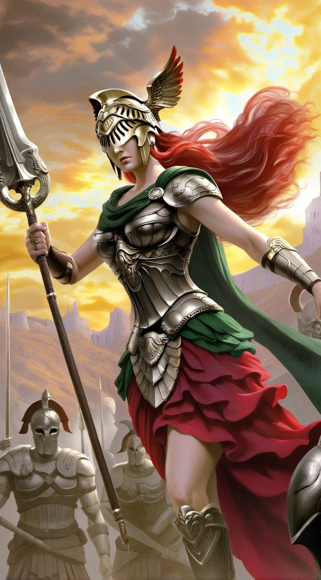 ai character: ATHENA ❤️‍🔥 background