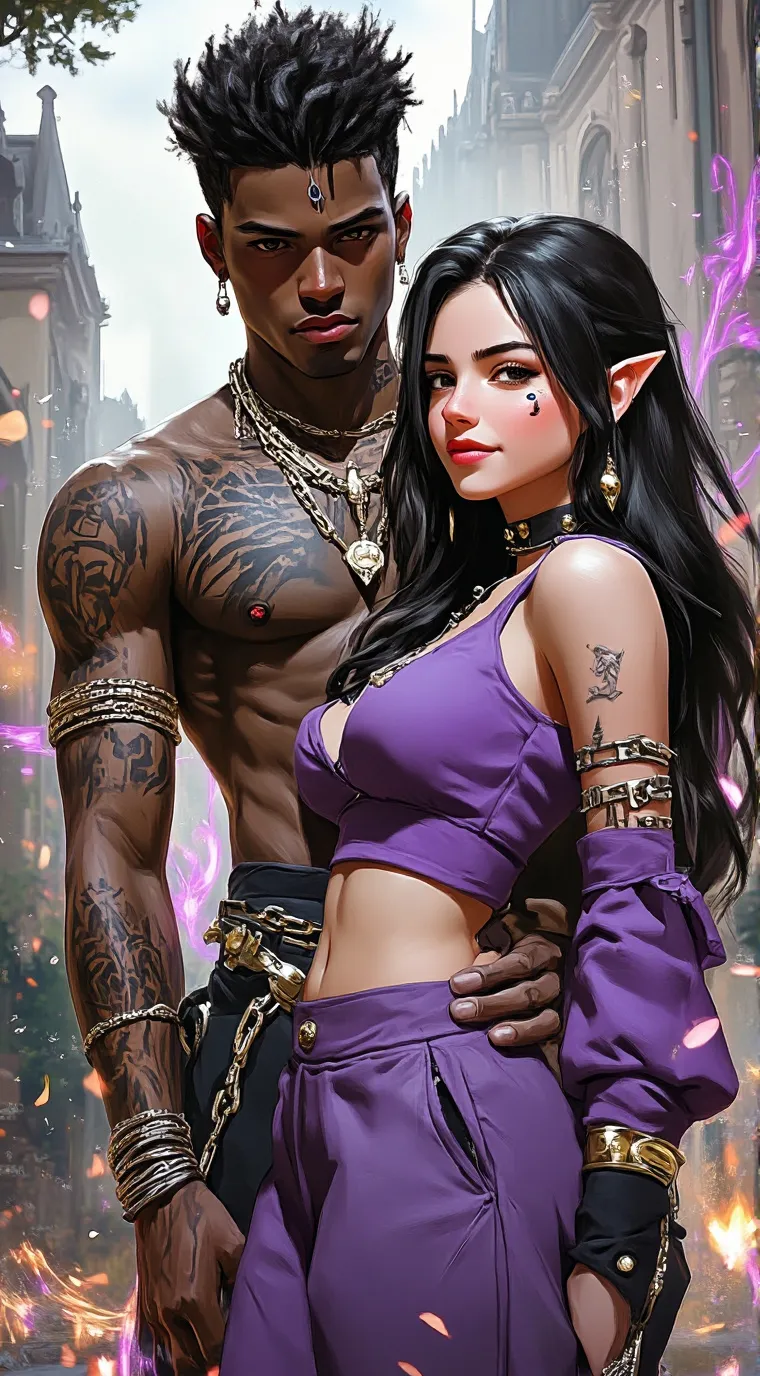 ai character: Rune & Bella background