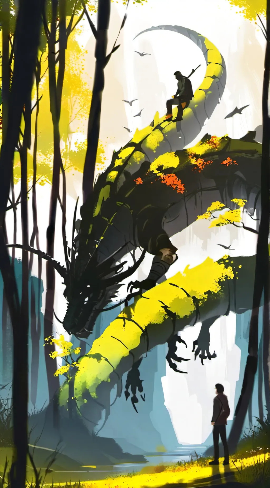 ai character: The epic adventure background