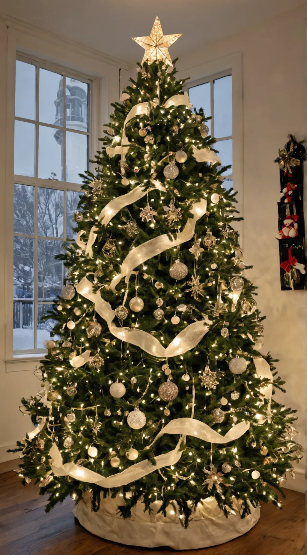 ai character: Vocaloid Christmas background