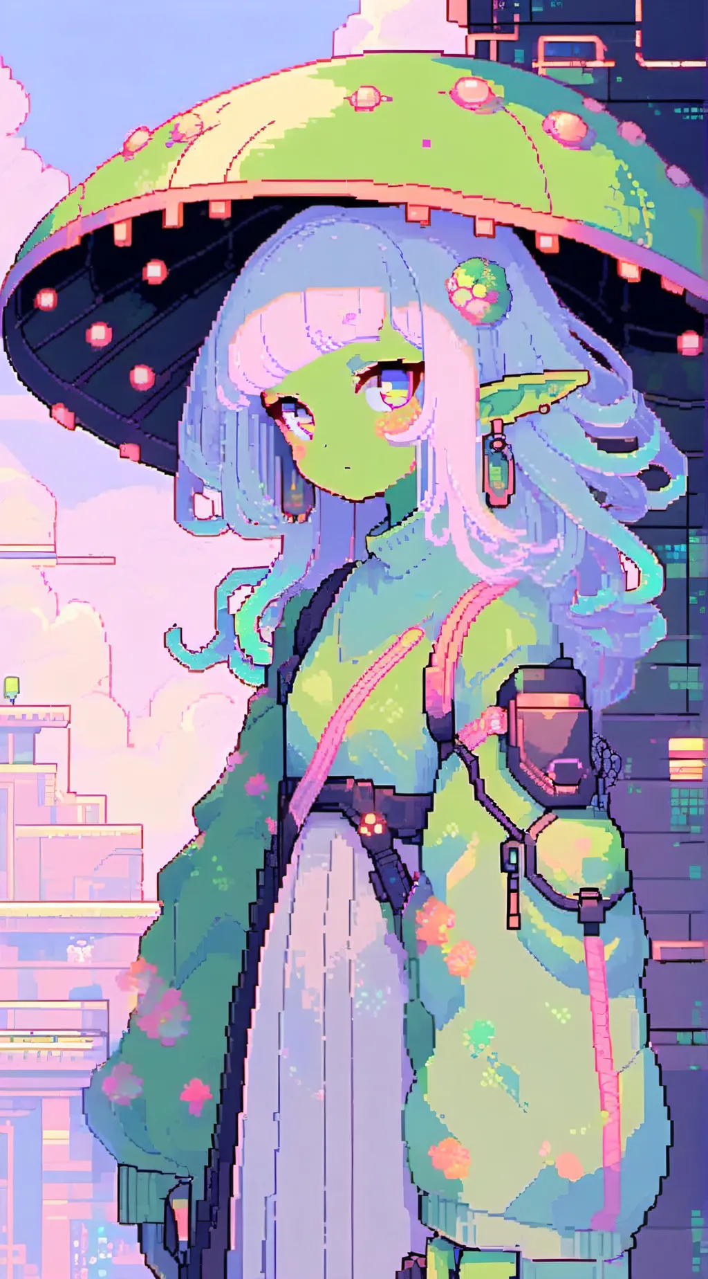 ai character: Welcome to earth background