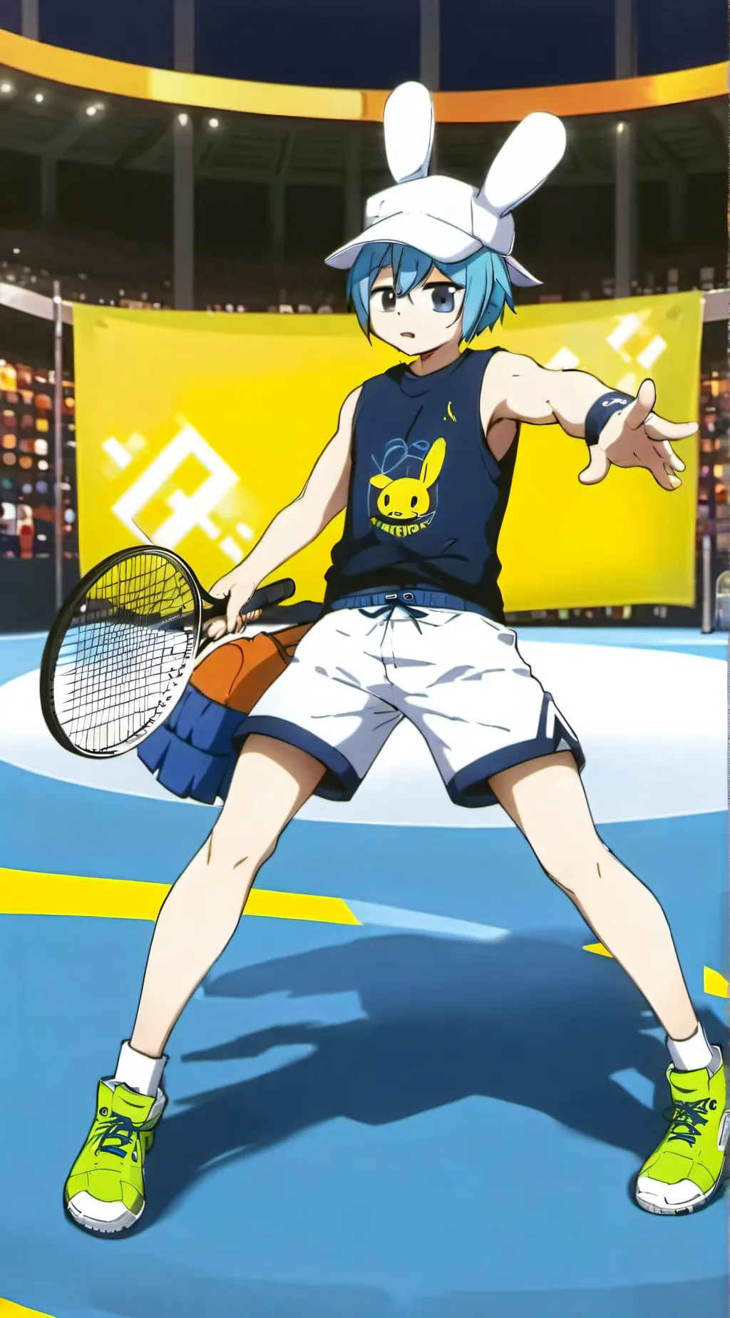 ai character: Bf (Keith) bunny  background