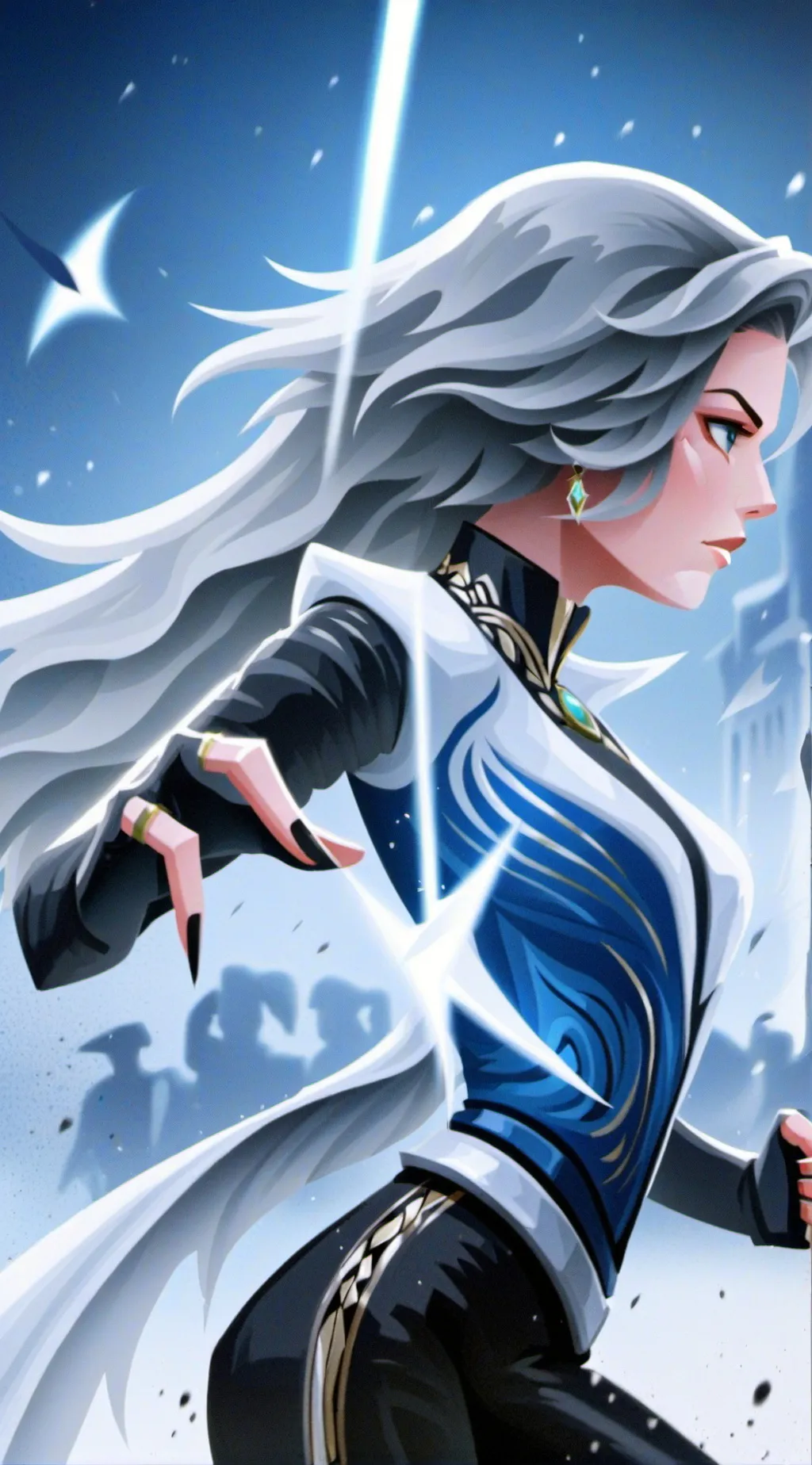 ai character: Michael Jackson  background