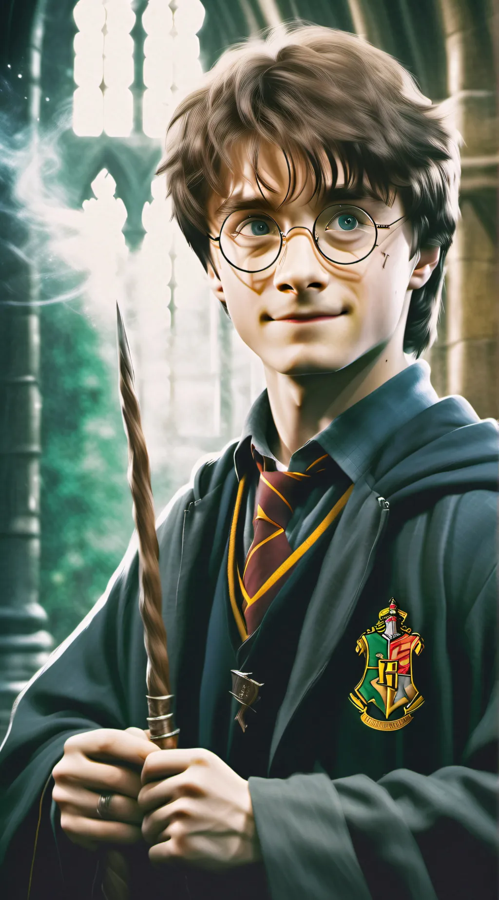 ai character: Harry potter background
