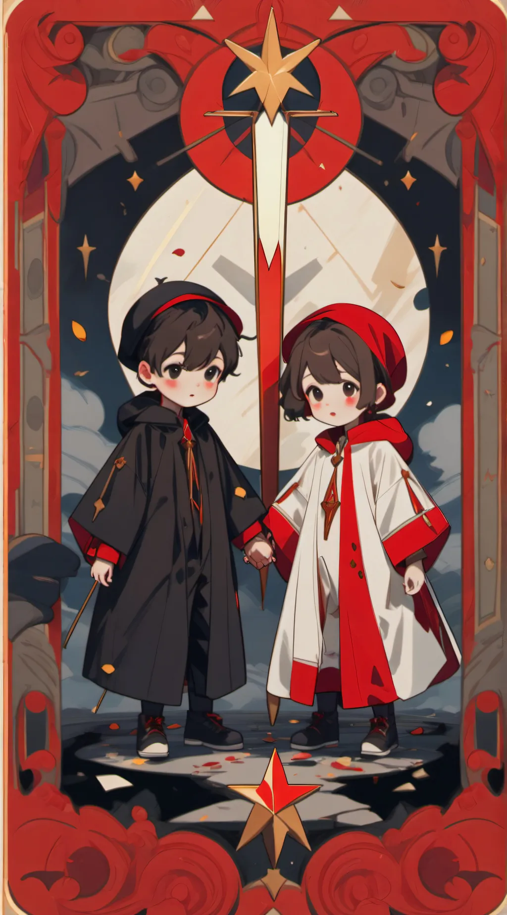 ai character: abended kids background