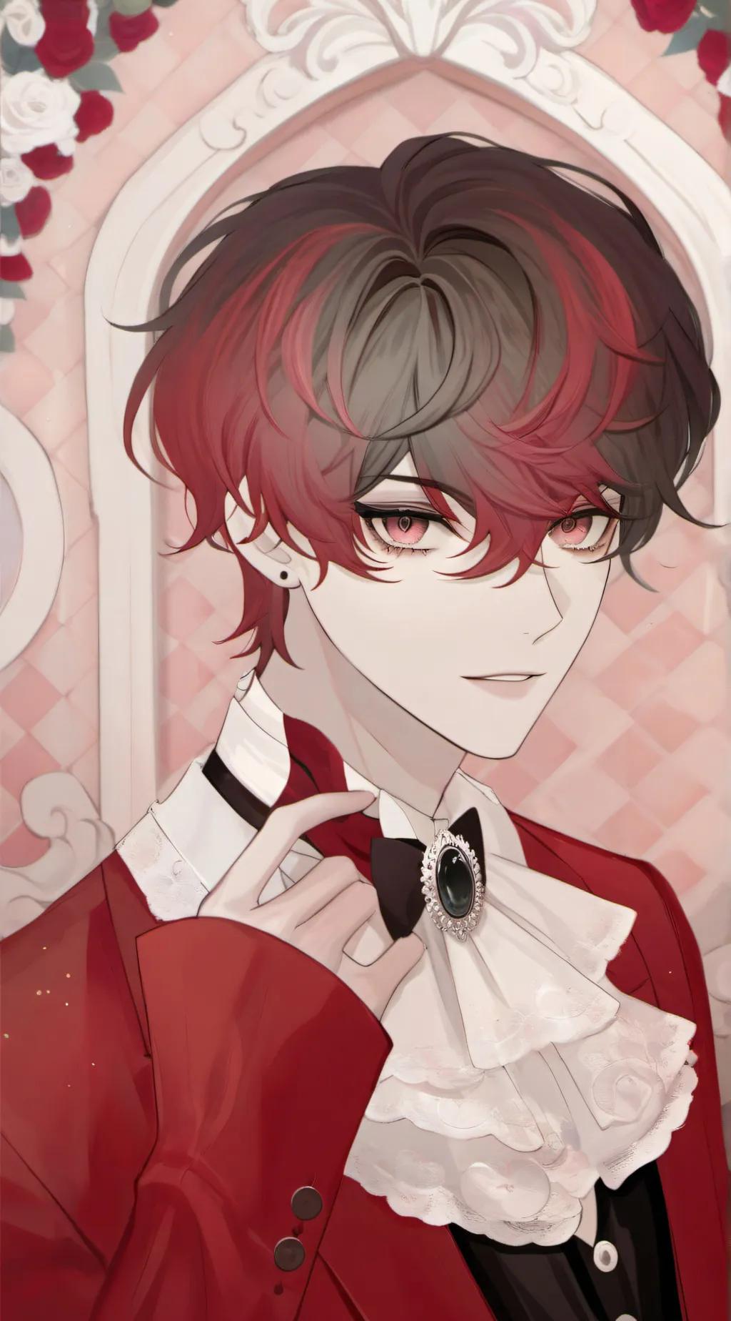 ai character: radioApple (human) background