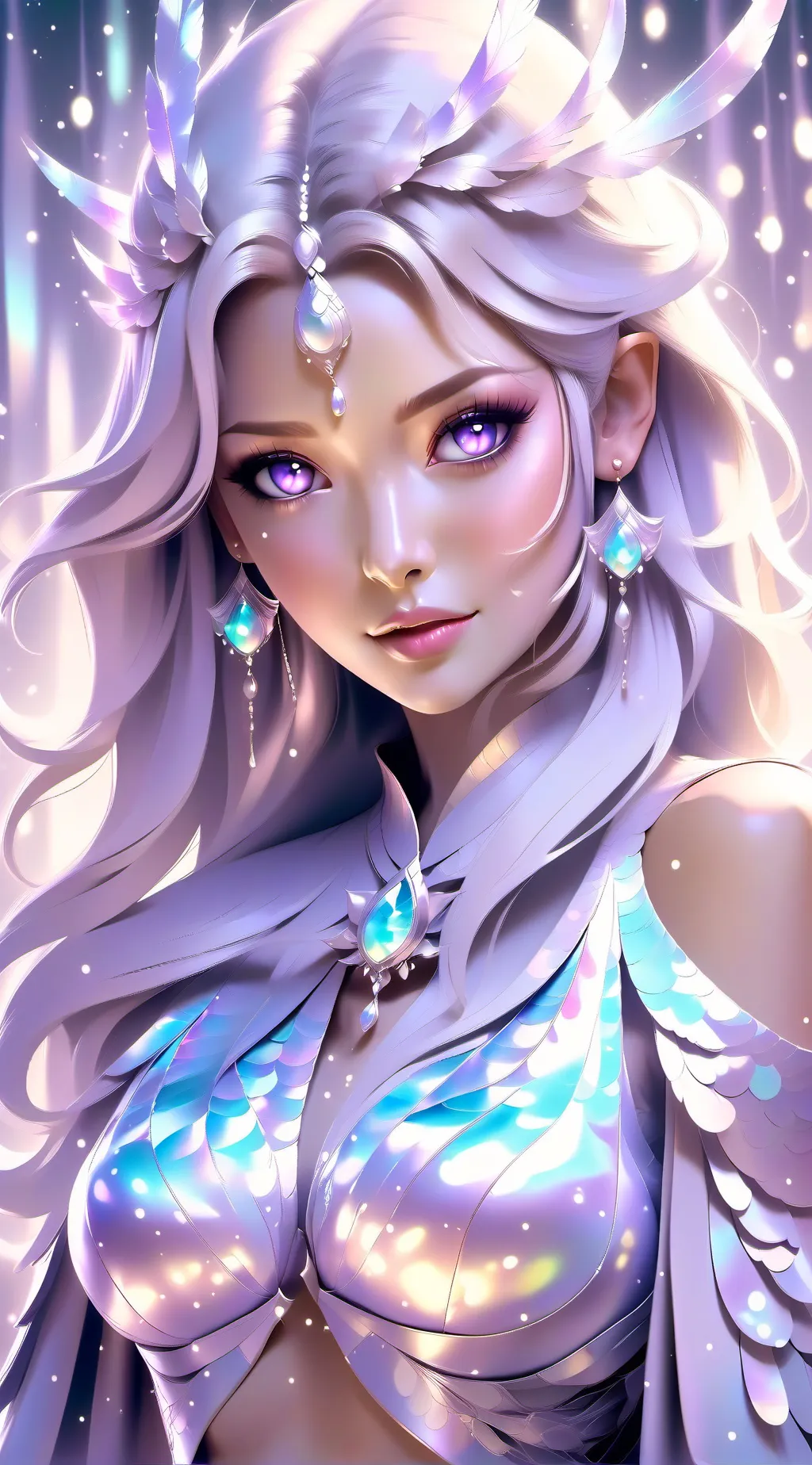 ai character: ivy goddess  background