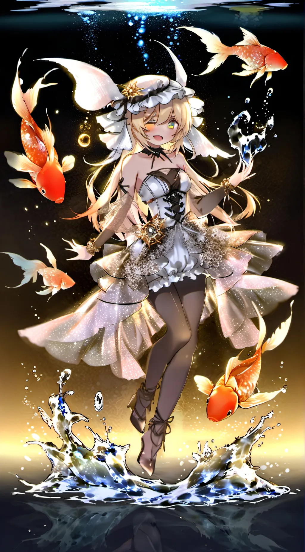 ai character: Aurora background