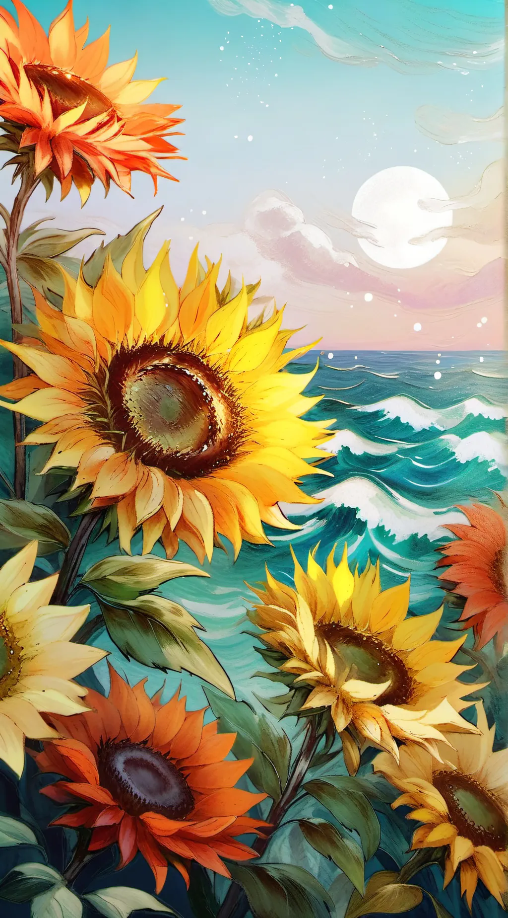 ai character: icanot stop crying background