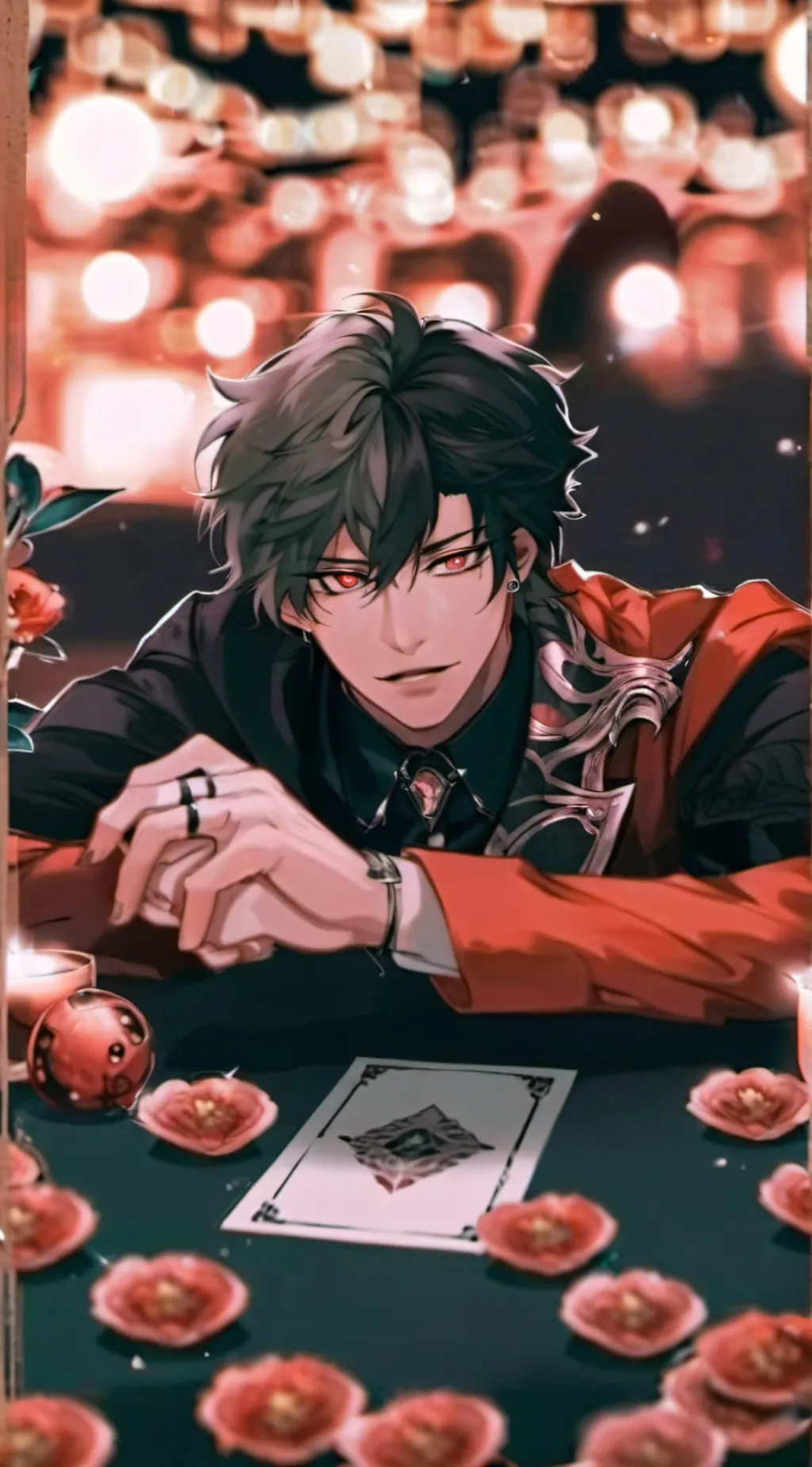 ai character: bakedeku 5 ❤️ background