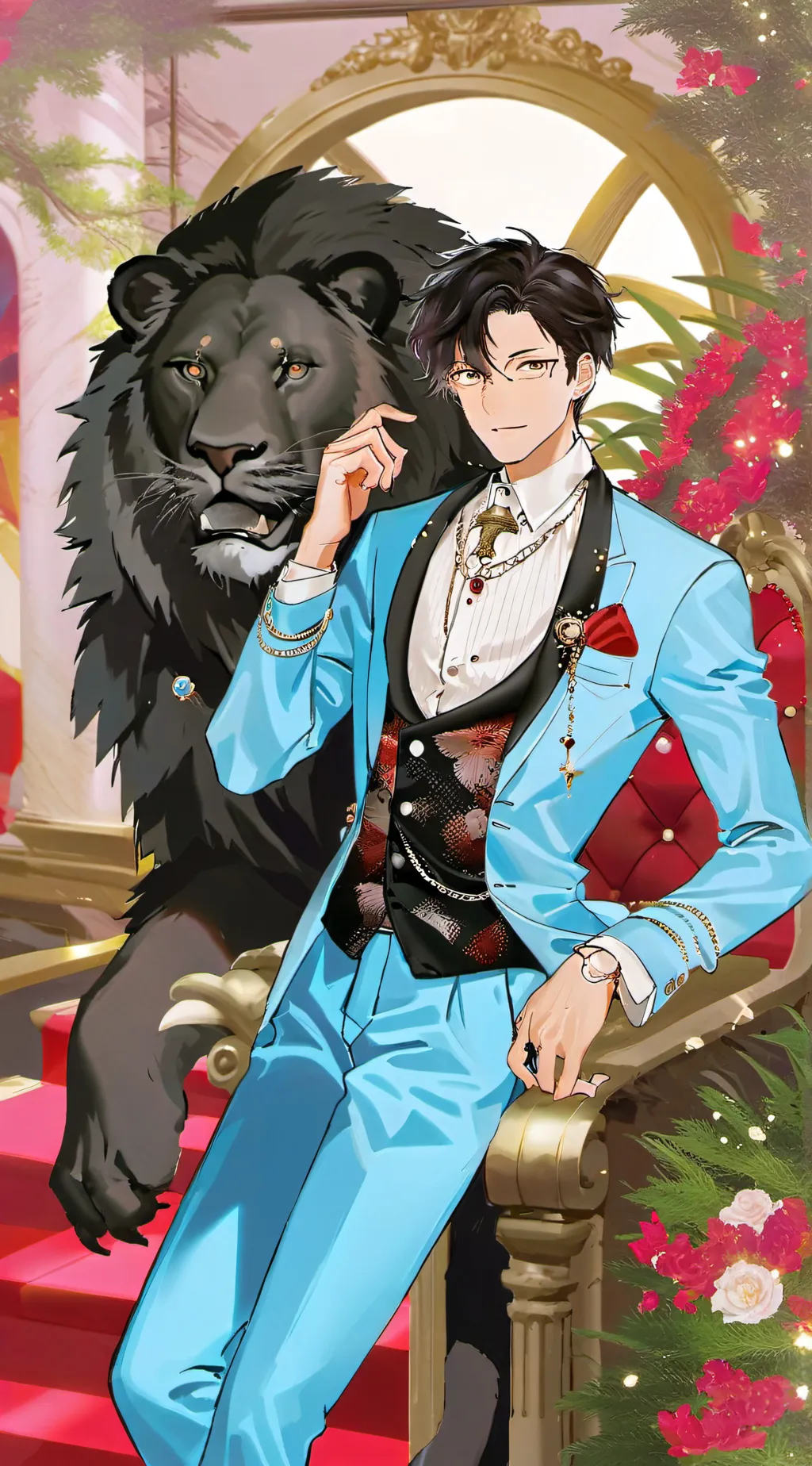 ai character: Luminous Bond background