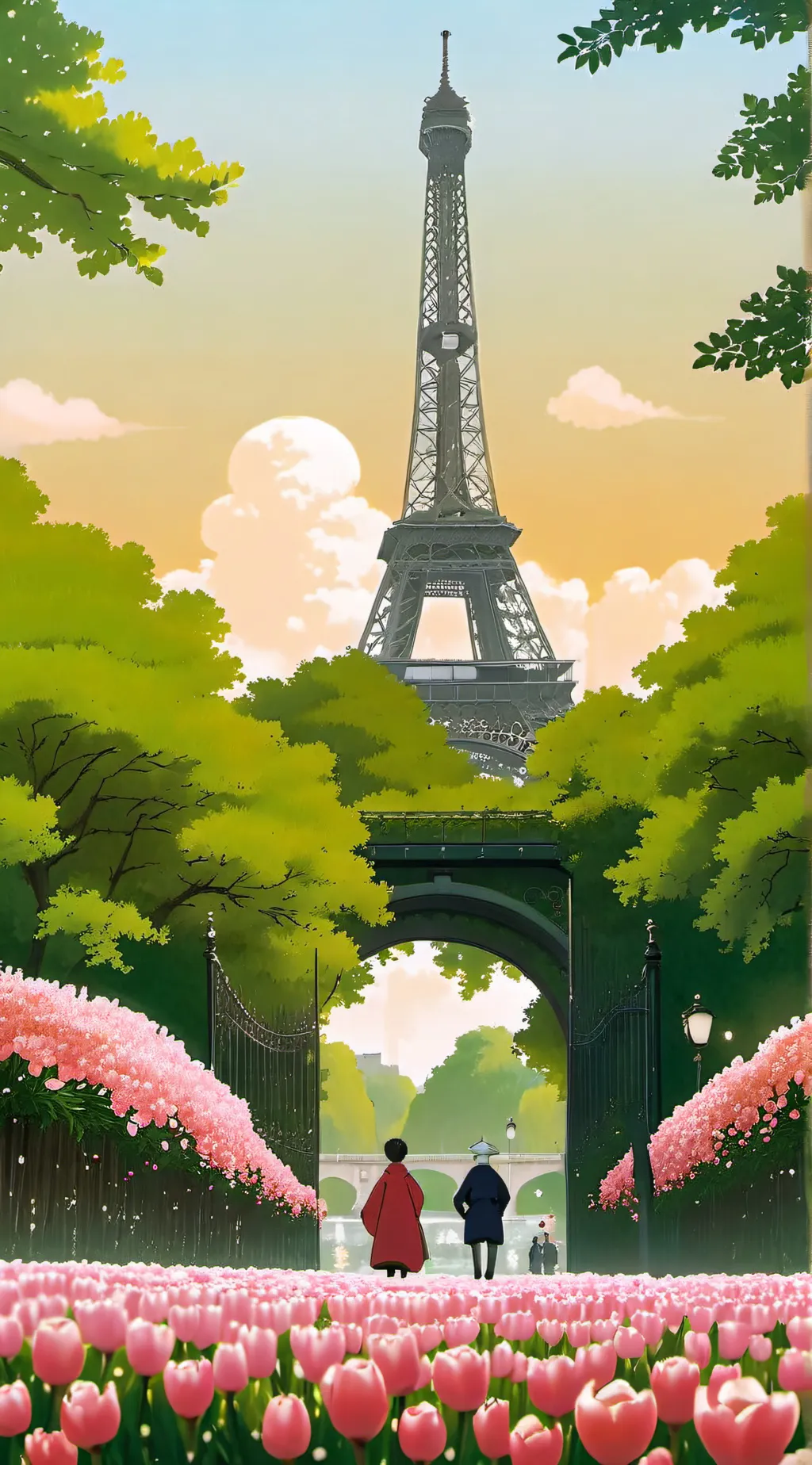 ai character: JJK road trip  background