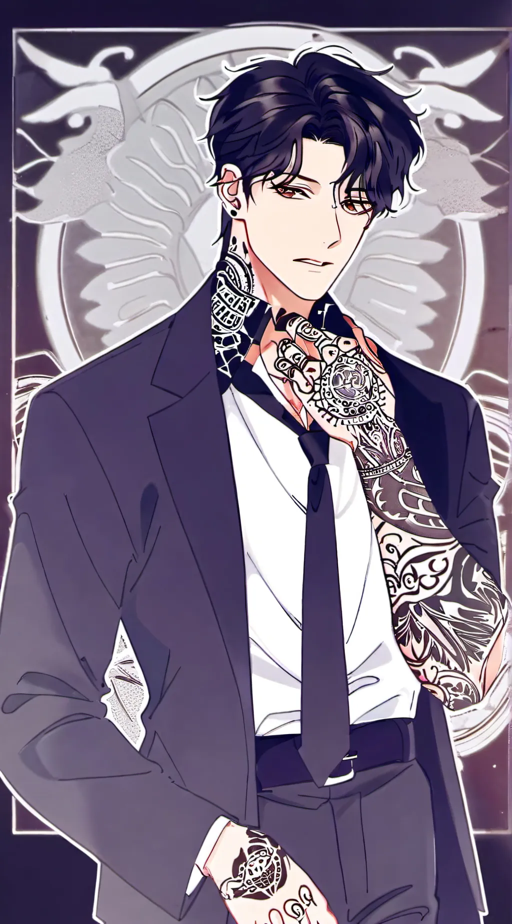 ai character: ᴄᴀʟɪx background