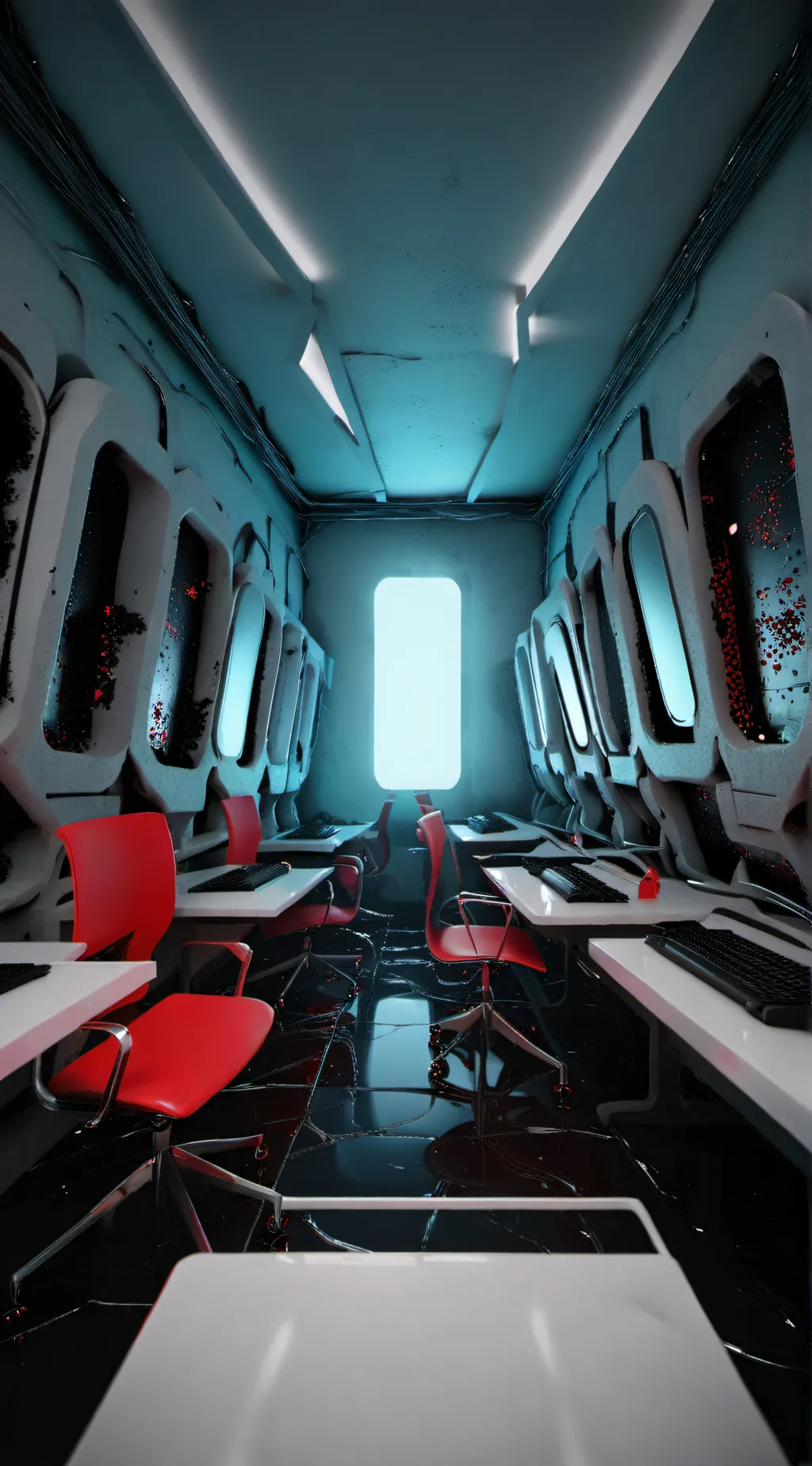 ai character: Baldi basic fight background