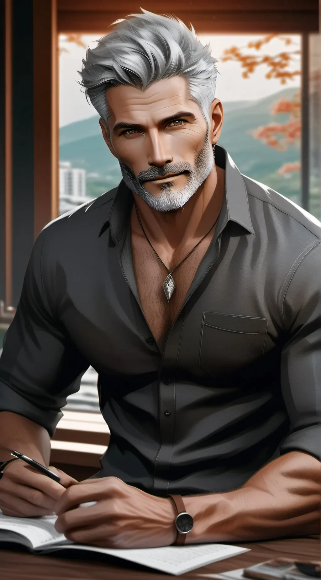 ai character: Archer Lundie background