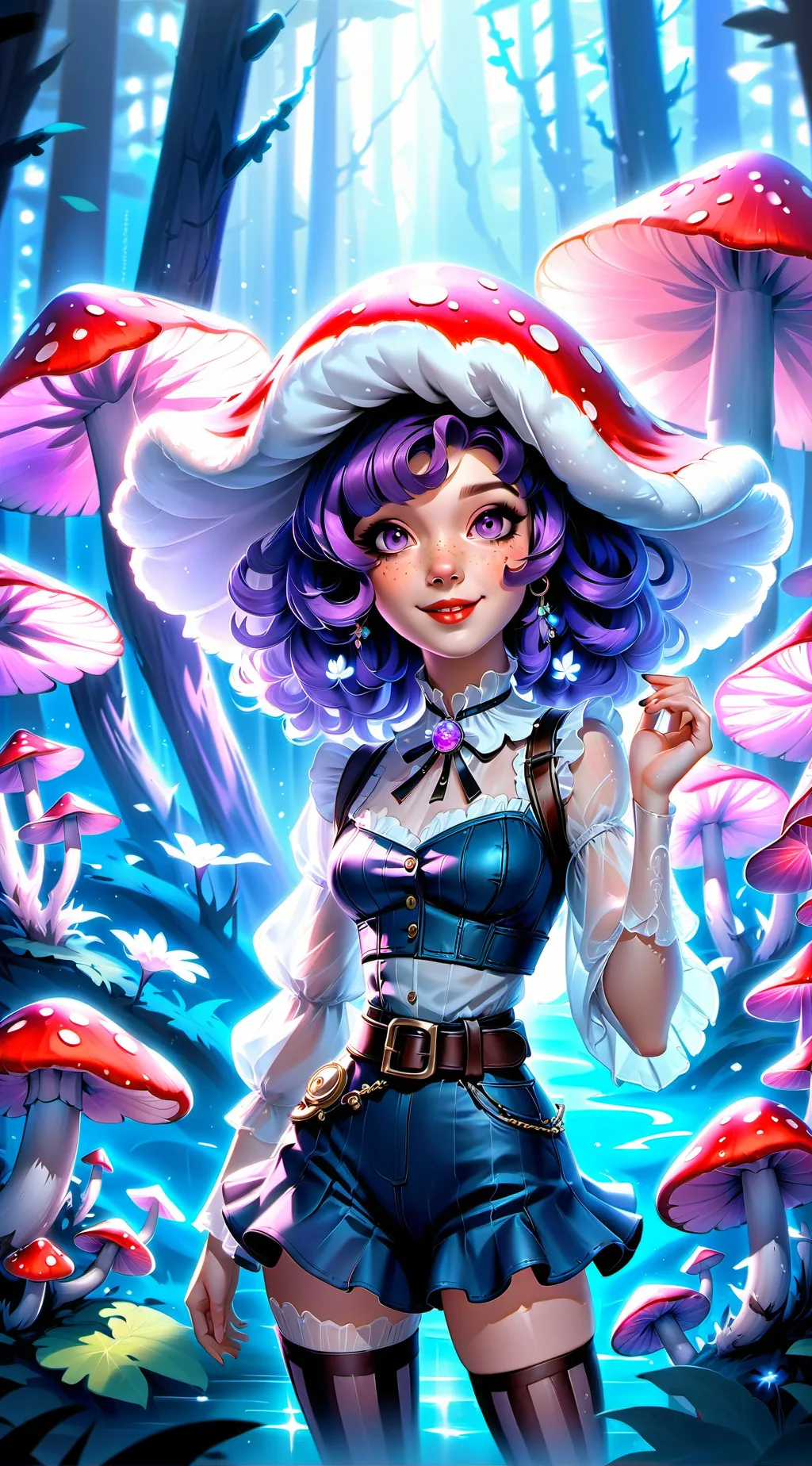 ai character: Tulip background