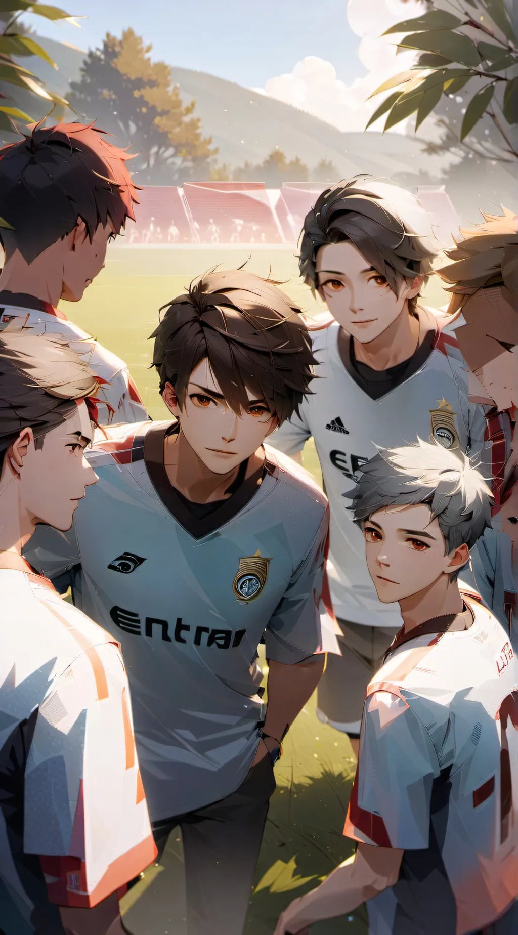 ai character: Da football team background
