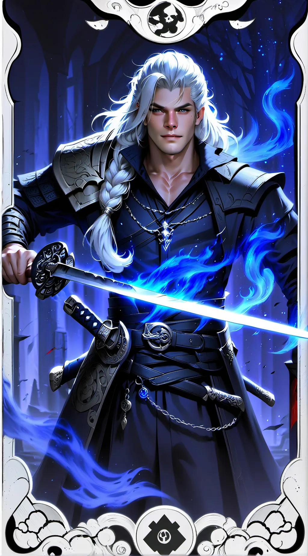 ai character: Death Walker  background