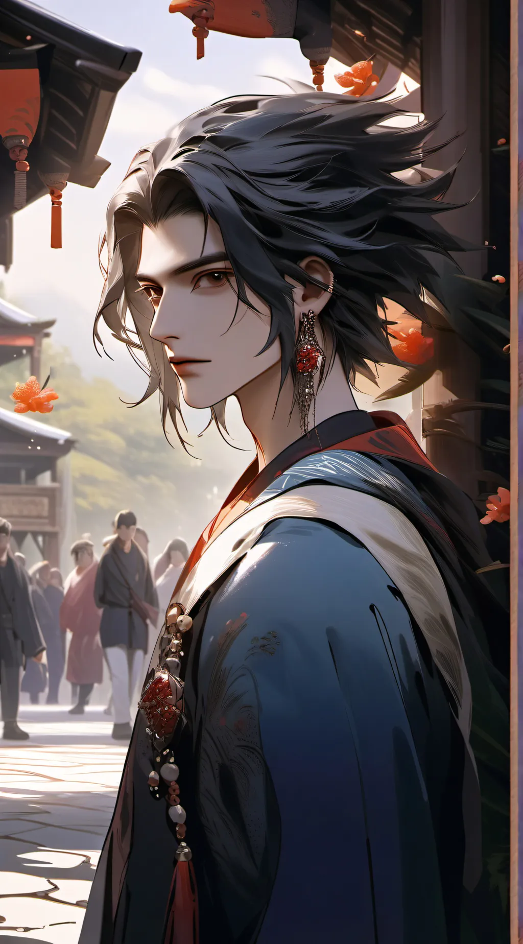 ai character: Lucas  background