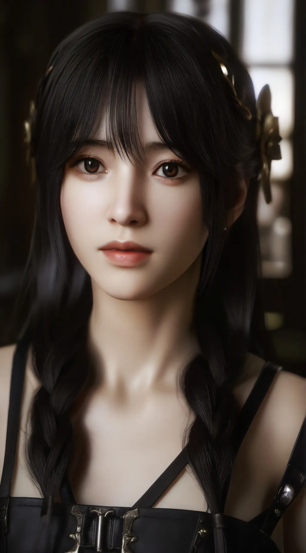 ai character: A girl on your bus background