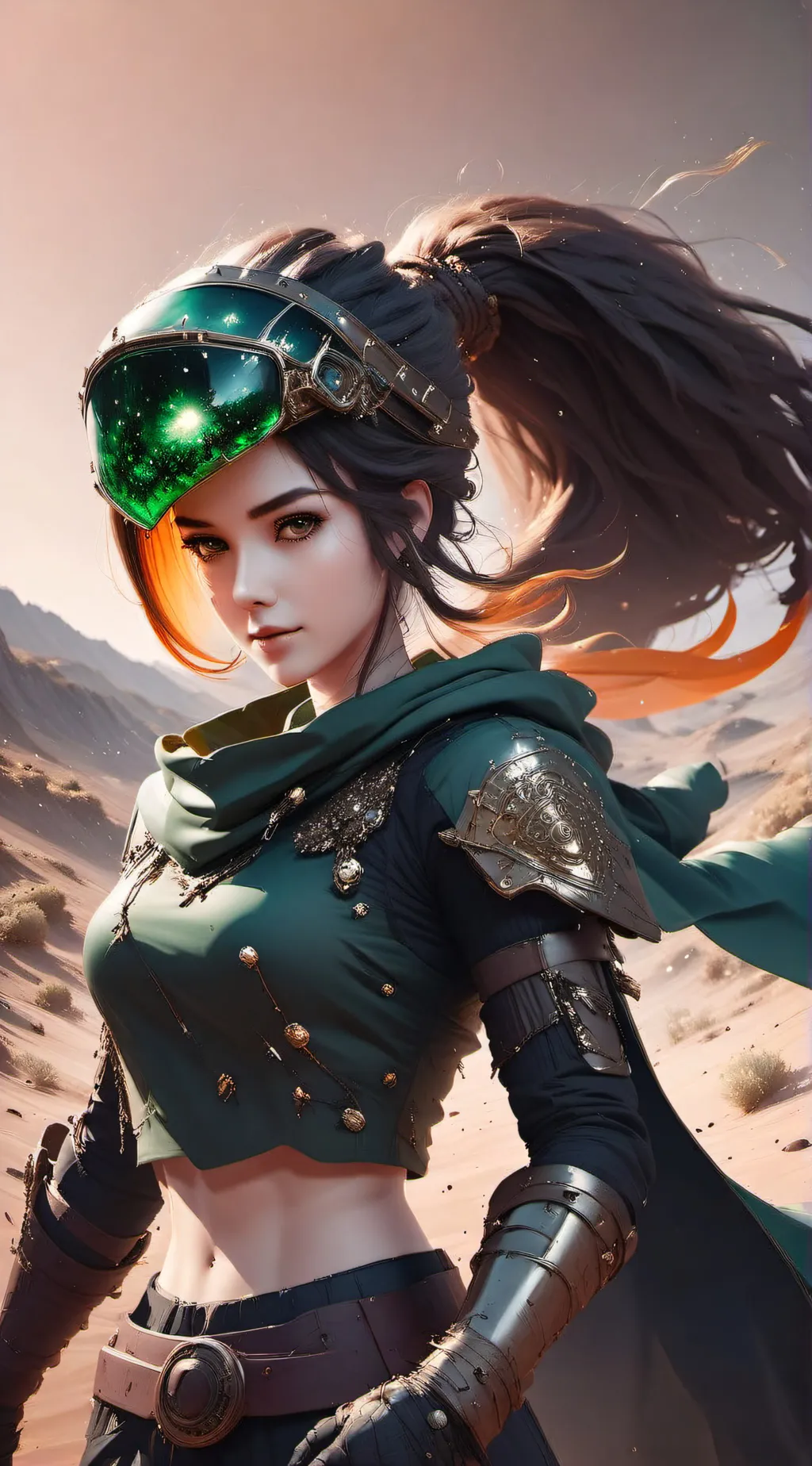 ai character: Mónica background