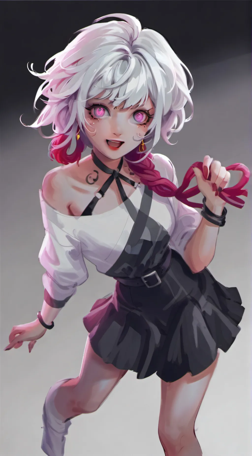 ai character: candy background