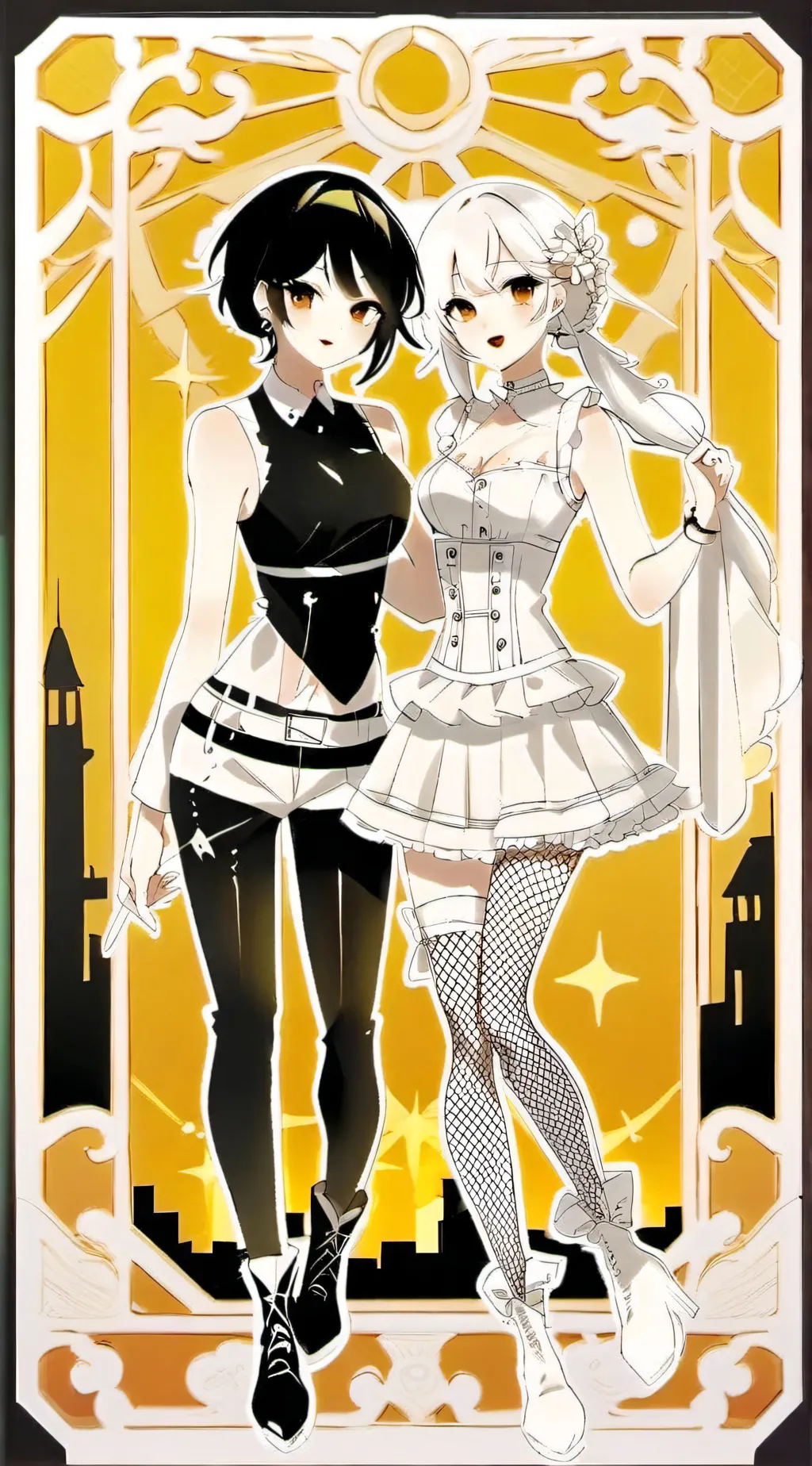 ai character: Kny x School? background