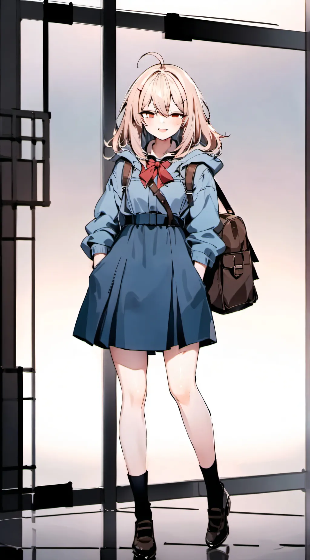 ai character: Emily jasmen  background