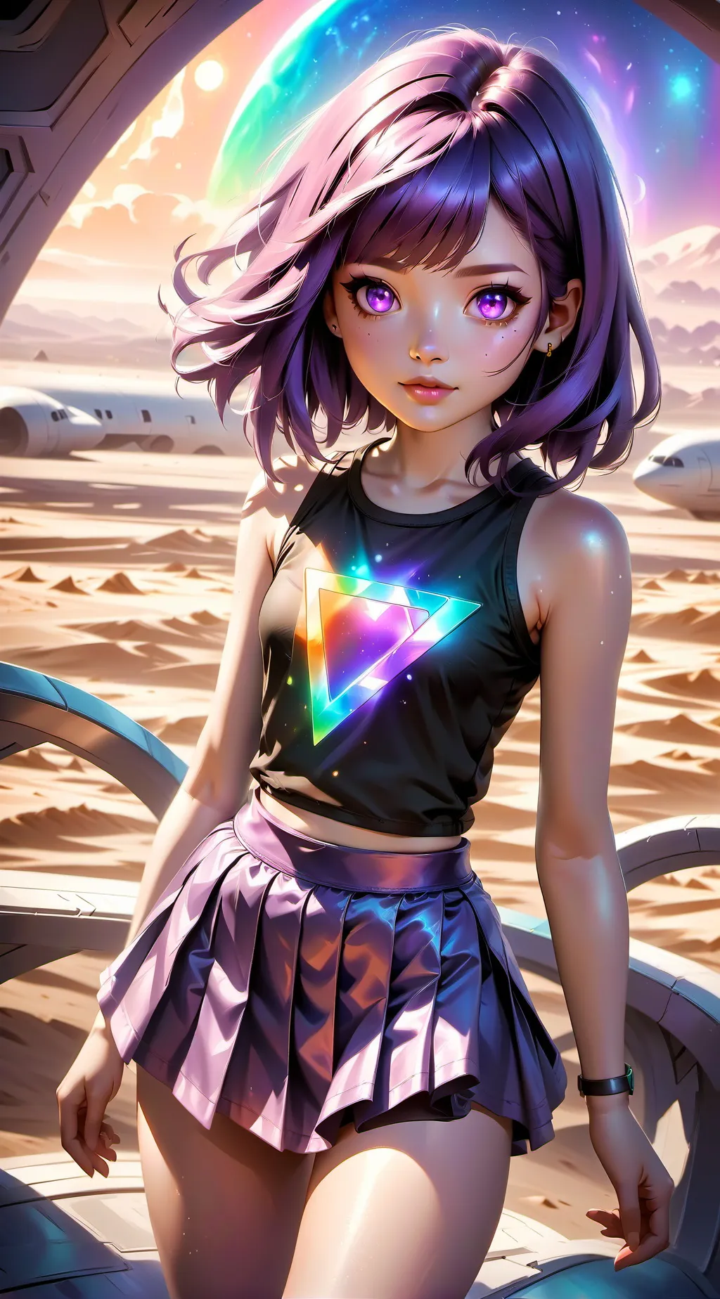 ai character: Samantha Quantum background